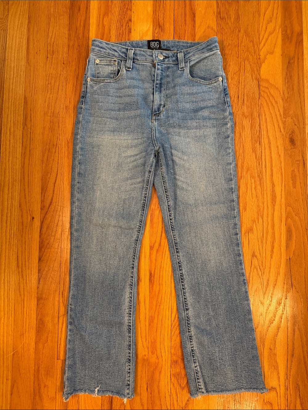 Urban Outfitters BDG Kick Flare High Rise Cropped Denim Jeans size 27